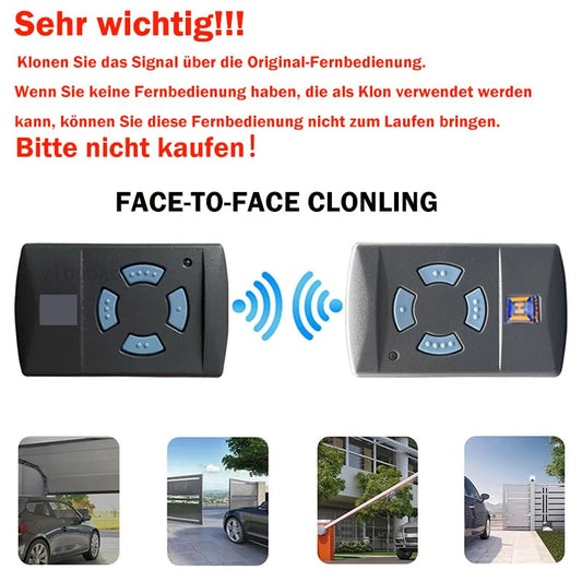 868.3MHz garage door opener for Hörmann hand transmitters, Hormann remote control garage door universal 868MHz compatible MHz Hörmann garage door opener HSM2 HSM4 HS1 HS2 HS4 HSE2 HSZ1 HSZ2 HSP4 3 pieces