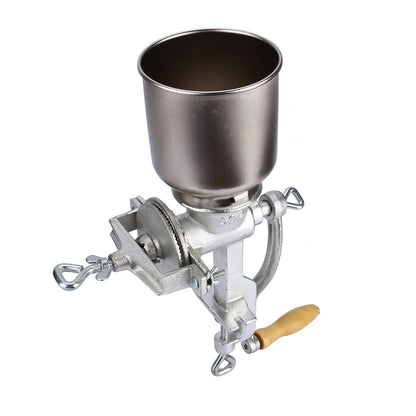 Ejoyous manual grain mill, manual coffee grinder corn mill, adjustable grain mill machine with large hopper for wheat beans rice coconut peppercorns nuts grain mill