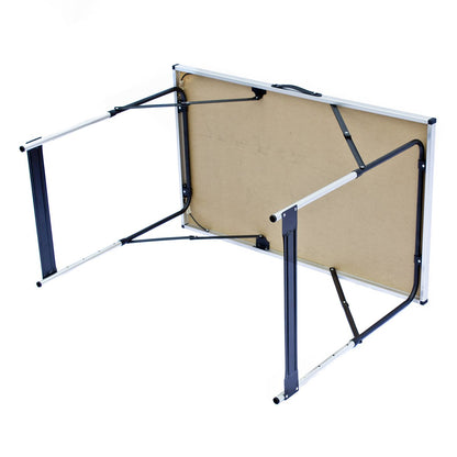 GOODS+GADGETS Folding Multifunction Table Multipurpose Camping Table Foldable Market Table Adjustable Wallpapering Table Side Table for camping in the garden for festivals markets and more.