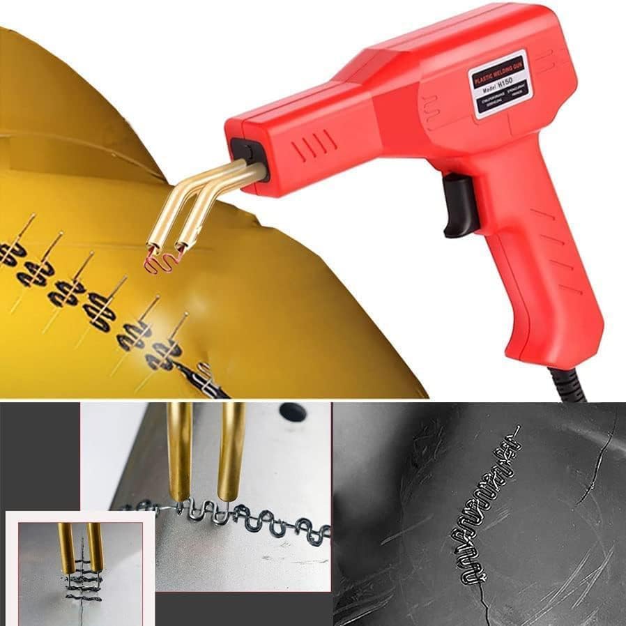 150W Plastic Welding Machine Car Bumper Repair Set Auto Bumper Repair Machine, 800pcs Hot Stapler Welding Repair Machine Repair Kit for Car Bumper/Parts