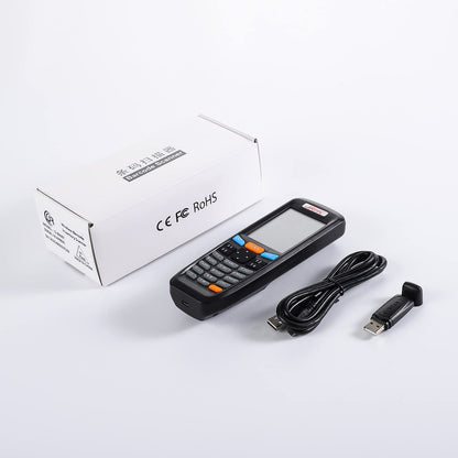 JRHC 2D Inventory Barcode Scanner and Collector with 2.4GHz Wireless USB Receiver. Multifunctional 2.8 Inch LCD Screen Barcode Reader with Long Transmission Range.