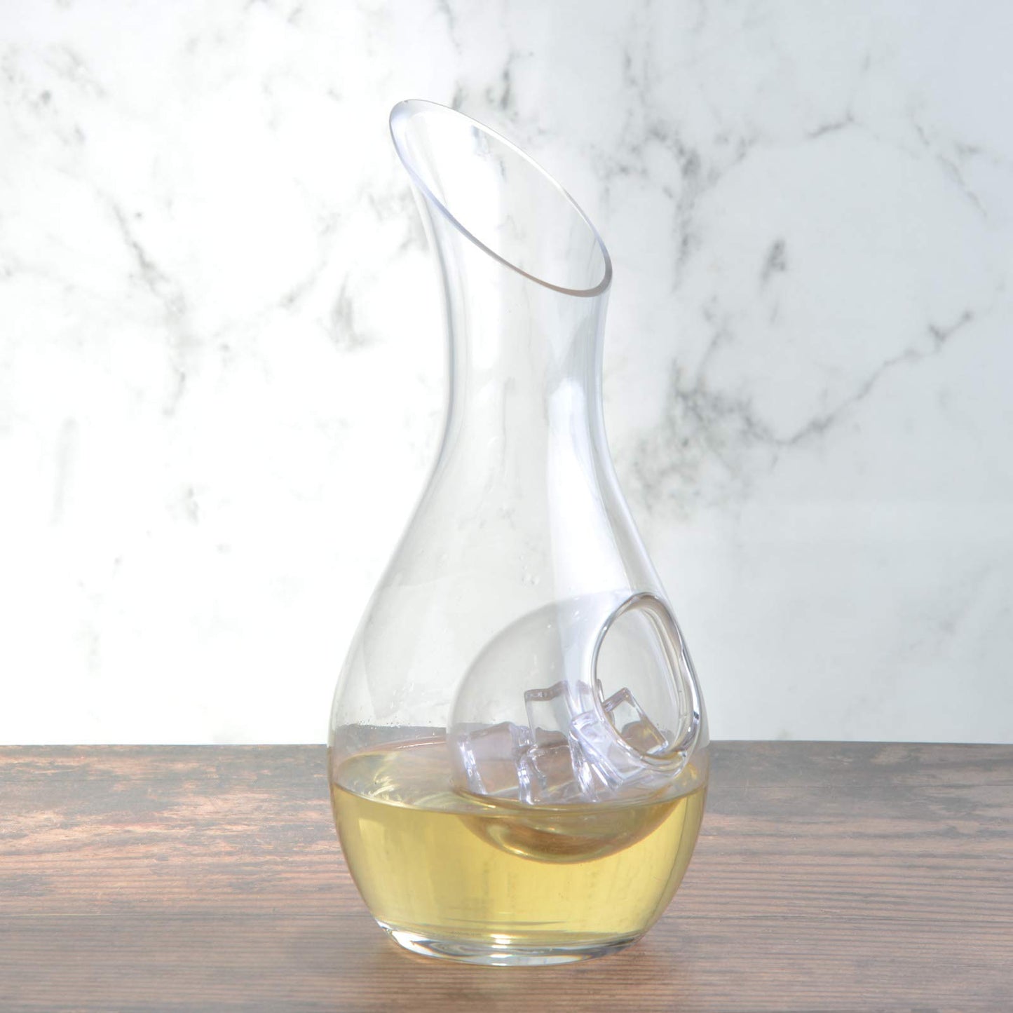 Artland Sommelier White Wine Cooling Carafe - 1050 ml glass decanter with elegant ice chamber, perfect for Chardonnay and Sauvignon Blanc.