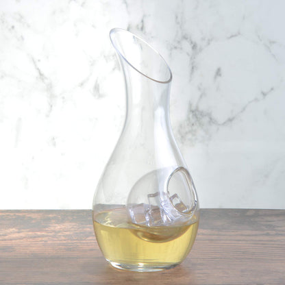 Artland Sommelier White Wine Cooling Carafe - 1050 ml glass decanter with elegant ice chamber, perfect for Chardonnay and Sauvignon Blanc.