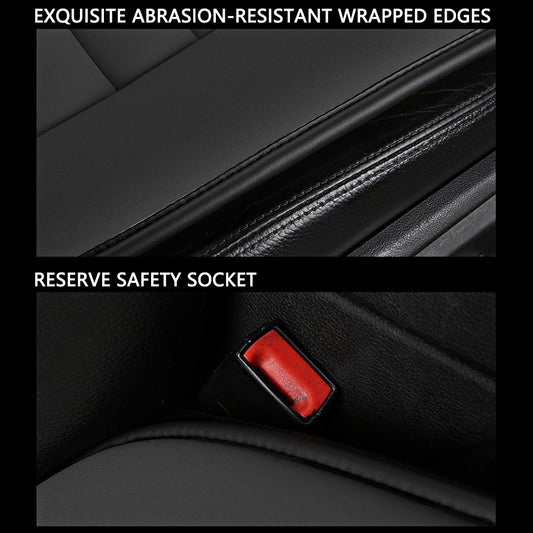 JNNJ 2 Pieces Car Seat Cushion, Soft Non-Slip Auto Seat Cushion, Car Seat Cushion Front Seats Memory Foam Pad, For Car Seat, Office Chair Wheelchair, And All Chairs (Black)
