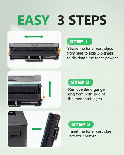 Colorfly MLT D111S Toner Compatible with Samsung D111S MLT-D111L D111S Printer Cartridge for Samsung Xpress M2070 M2070W M2070FW M2026W M2026 M2022W SL-M2070W SL-M2026W SL-M2026 (Black, 2-Pack)