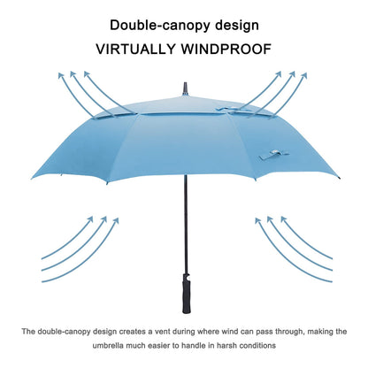 G4Free 62 Inch Large Umbrella Windproof Golf Umbrella Automatic Extra Large for Men Women Double Canopy Ventilated.