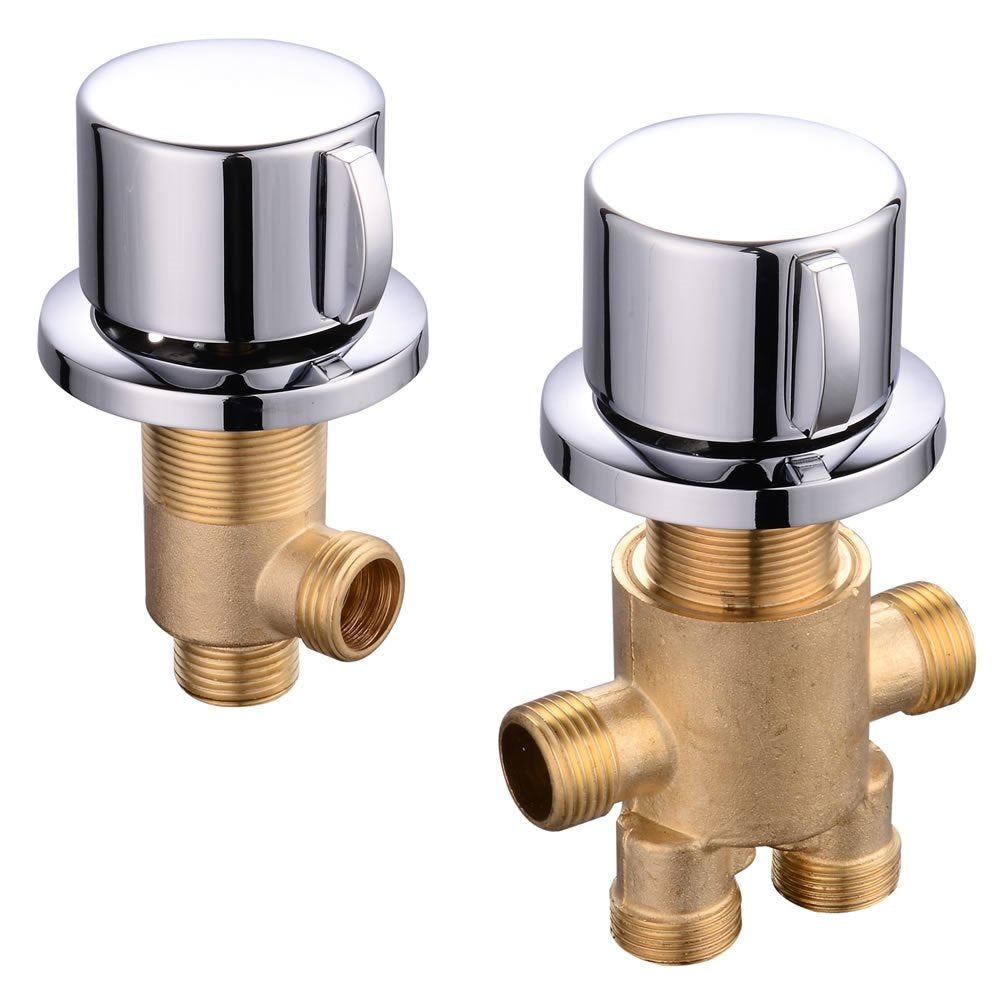 Melko Bathtub Faucet with Hand Shower 5-Hole Tub Rim Faucet Chrome Tile Edge Faucet Mounted Waterfall Bathtub Faucet