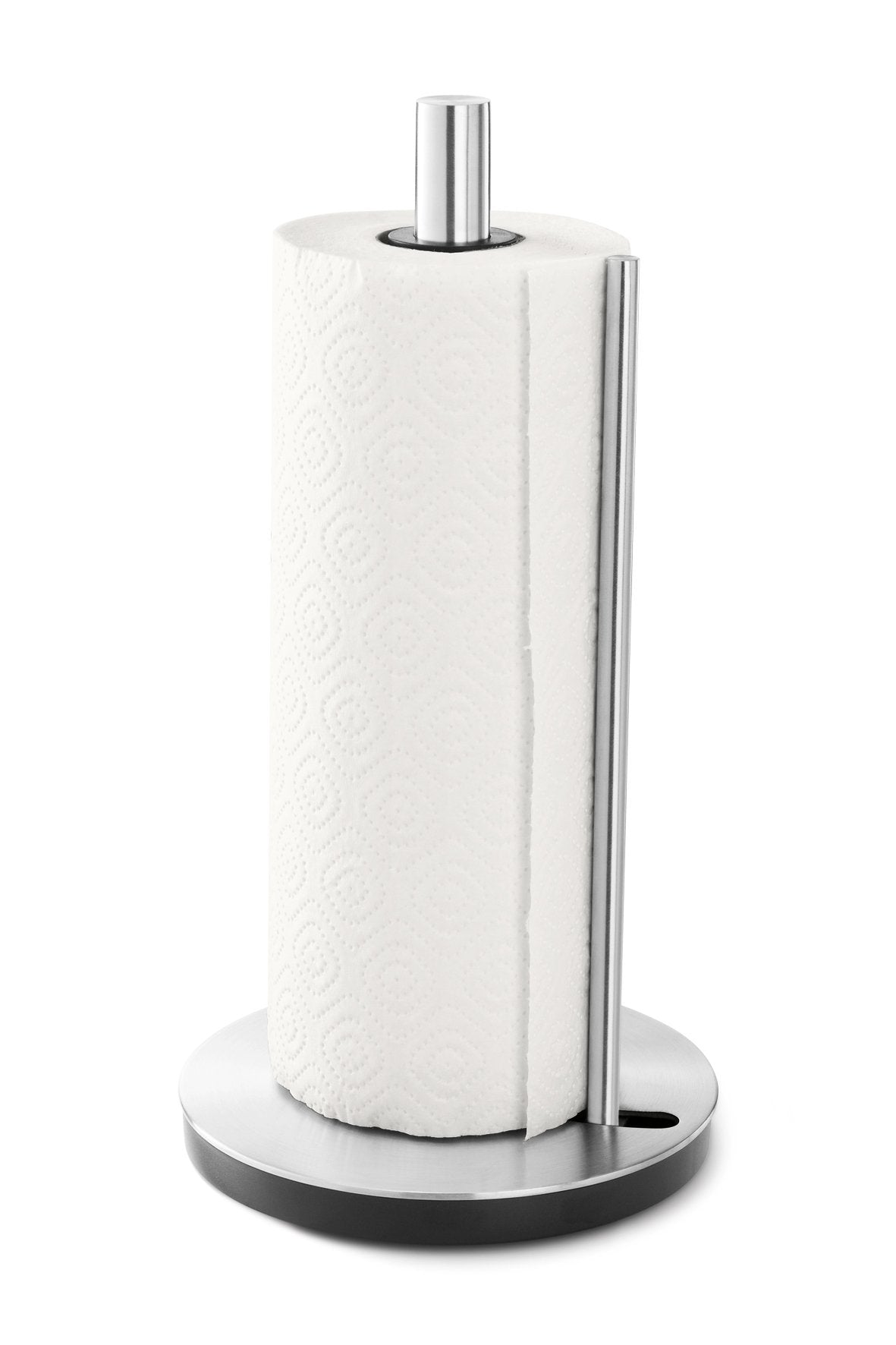 ZACK 20707 Lingo kitchen paper holder with roll stop, stainless steel matt