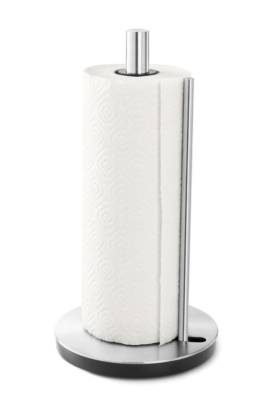 ZACK 20707 Lingo kitchen paper holder with roll stop, stainless steel matt