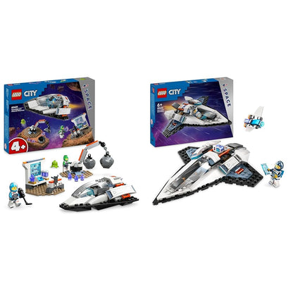 LEGO City Asteroid Recovery in Space, space toys with spaceship & City spaceship, space toys with Space Shuttle for kids to build