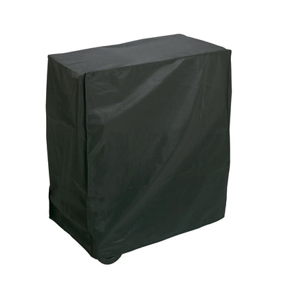 Cook'in Garden Media M garden cart for grill/plancha/worktop - L 93.5 × W 67 × H 80.5 cm & Rayen AA236 grill cover, rectangular, PEVA (Polyethylene-Vinyl Acetate), Black, 90 x 65 x 90 cm