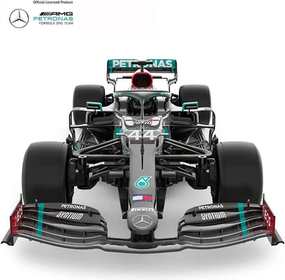 Mercedes F1 RC Car RASTAR 1/12 Mercedes AMG F1 W11 EQ Performance 2.4GHz Remote Control Car Officially Licensed Mercedes Benz Racing Toy Model Car for Kids Adults - Black