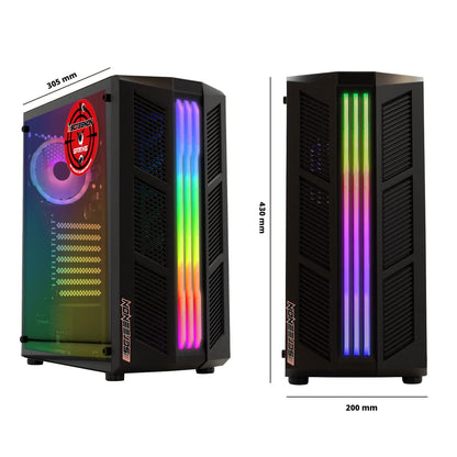 ScreenOn Gaming PC Ryzen 5 5600G • Radeon Vega 7 (2 GB) graphics card • 16 GB RAM DDR4 3200 MHz • 1000 GB SSD • Windows 11 Pro • WLAN 300 Mbit/s • Gaming PC computer with 3 years warranty!