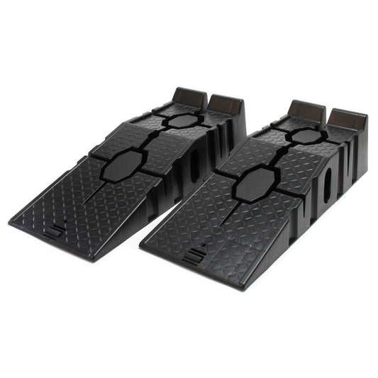 2-piece heavy-duty ramp set up to 2.5 tons for vehicle access platform lift