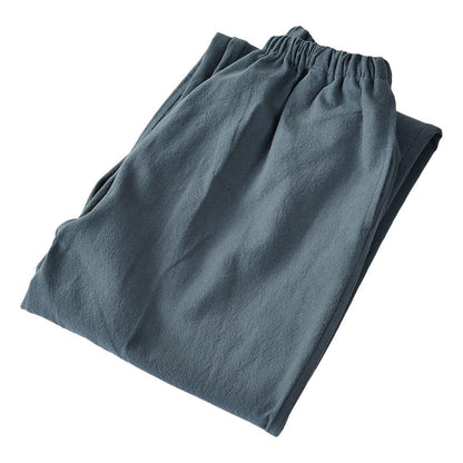 Men Women Harem Pants Aladdin Pants - Chinese Retro Style Wide Leg Yoga Pants Pilates Martial Arts Kung Fu Thai Casual Knickerbocker Stretchy Workout Pants (Gray, M)