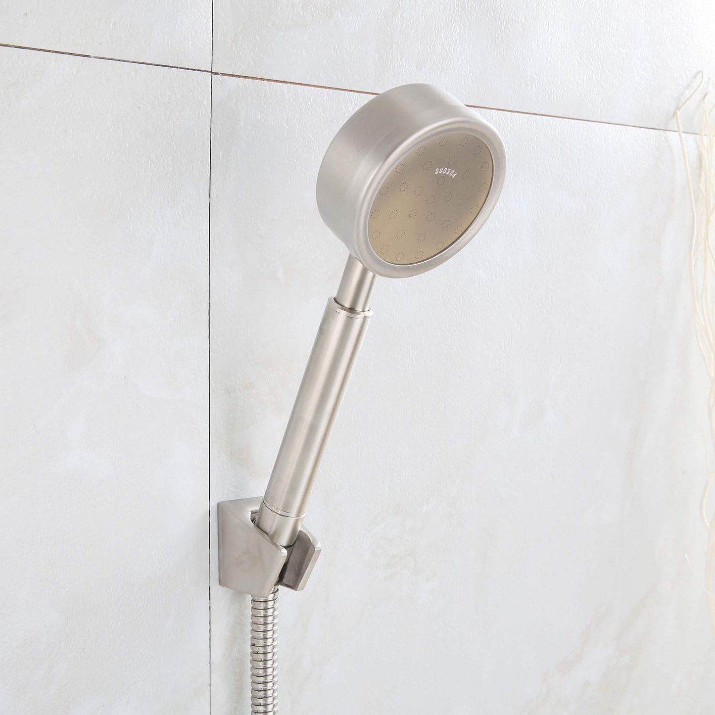 HomeLava Bathtub Faucet Wall Mounted Bath Shower Set Tub Mixer with Hand Shower Tub Faucet Bathroom Faucets Shower Mixer Brushed Stainless Steel for Shower Bathtub