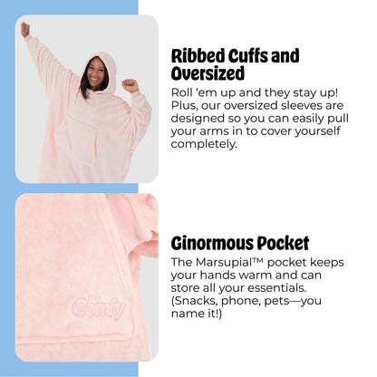 THE COMFY Dream | oversized portable blanket made of lightweight microfiber, one size fits all, as seen on Shark Tank.