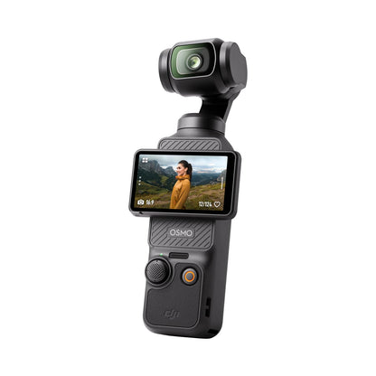 DJI Osmo Pocket 3, vlogging camera with 1-inch CMOS and 4K/120 fps video, 3-axis stabilization, fast focusing, face/object tracking, compact video camera for photography.