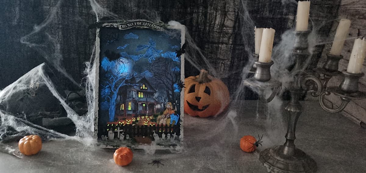 Zita's Creative Acrylic Paint Set 8x30ml - Glow in The Dark, Fluorescent Paint, Craft Paint, Acrylic Paint