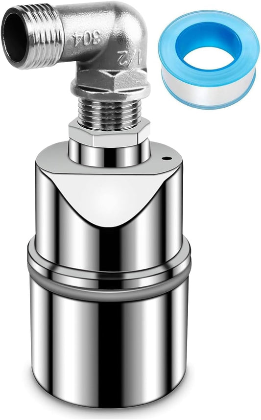 1 inch float valve for water tank pool - automatic water level control valve - 304 stainless steel low water level, automatic filling float valve