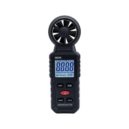 Mcbazel 3 in 1 Handheld Digital Anemometer Wind Speed Meter for measuring wind speed, temperature, wind chill for HVAC, drones, sailing, fishing.
