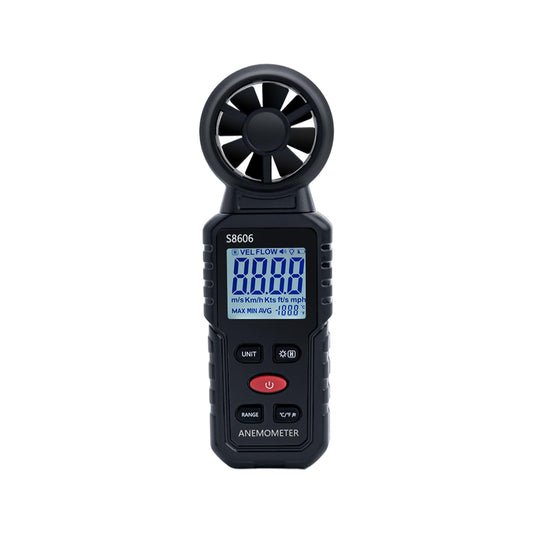 Mcbazel 3 in 1 Handheld Digital Anemometer Wind Speed Meter for measuring wind speed, temperature, wind chill for HVAC, drones, sailing, fishing.