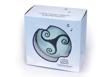 Trousselier - Ballerina the movie - Music box by Felicie - Small musical jewelry box - Collector's item - Very fragile - Music Swan Lake - Color blue