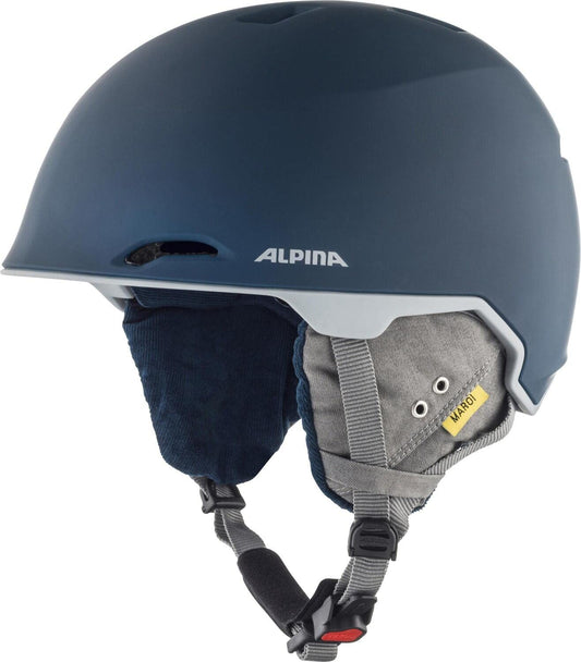 Alpina Unisex Ski Helmet in Ink-Grey Matt, 57-61 cm.