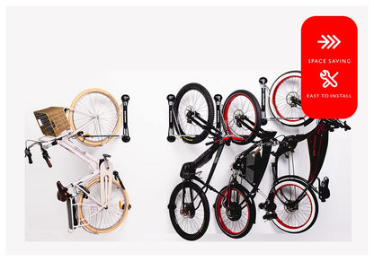 Steadyrack bike wall mount - E-bike - bicycle wall mount - storage solution for your home, garage, or bike park.