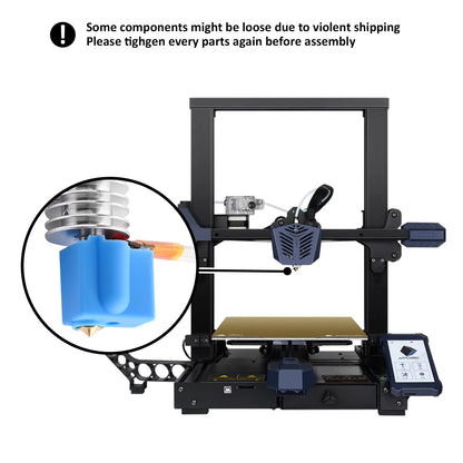 Anycubic Vyper/Kobra Max/Kobra Plus Hotend Volcano Hotend V5 J-Head 24V for Anycubic Vyper/Kobra Max/Kobra Plus 3D Printer Hotend Upgrades