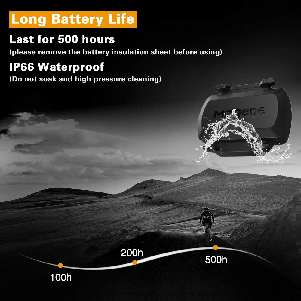 Magene S3 + speed sensor and cadence sensor, ANT+ and Bluetooth 4.0 Wireless bike speed sensor RPM bike computer