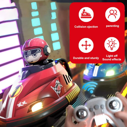 Dhqkqg Remote Control Car, 2 Pack Rc Speed Bumper Cars Toy for Two Players, Remote Control Toys with Remote, Mini RC Bumper Cars, Remote Controlled Mini Ejector Vehicles