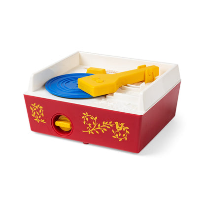 Fisher Price Classics 1697 Musicbox Record Player, baby music toy, interactive learning toy with 10 songs, educational toy, retro toy gift for ages 18 months+