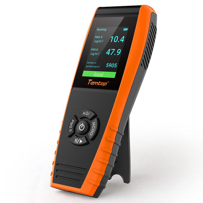 Temtop Room Air Quality Detector Indoor Monitor Data Output Formaldehyde HCHO TVOC PM2.5 PM10, LKC-1000S+ 2nd
