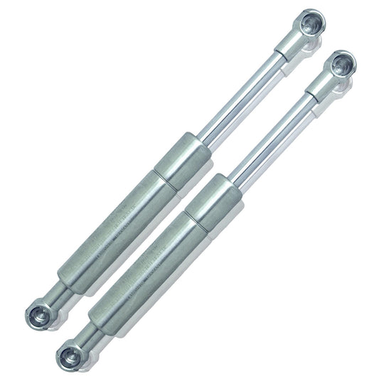 2x RhedexX® gas spring replacement for KESSEBÖHMER LIFT-O-MAT 195mm 380N stainless steel V4A 316L (380 N - stainless steel 316L)