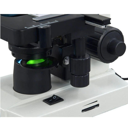 AmScope M83EZ-C50S OMAX 40X-2500X LED Digital Trinocular Lab Compound Microscope with 5MP Camera and Mechanical Stage
