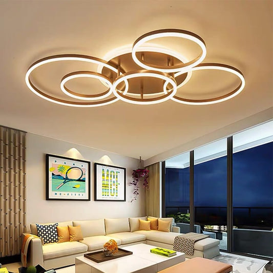 MyLjp LED ceiling light Simple Modern ceiling lamp Dimming Living room Atmospheric Rectangular ceiling spotlight Aluminum Acrylic Bedroom lamp Office Spotlight Kitchen Stepless White