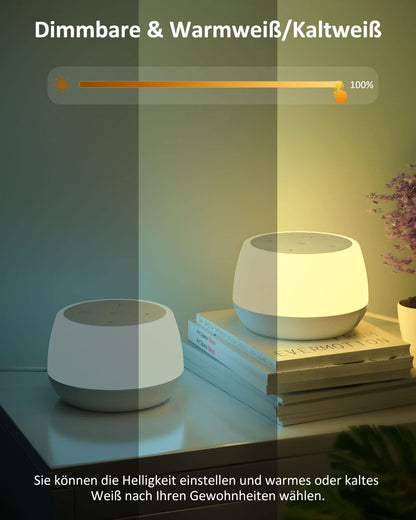 Bedside lamp with USB C 20W Fast Charger, LED bedside lamp with touch dimmable feature and RGB color changing mode & timer. Charging lamp for kids' room, bedroom, living room.