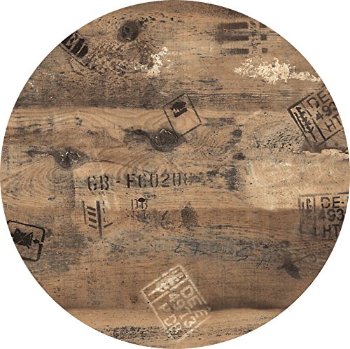 Tabletop Werzalit decor Ex Works 90 cm round weatherproof Replacement table top Bistro table Standing table Restaurant table.