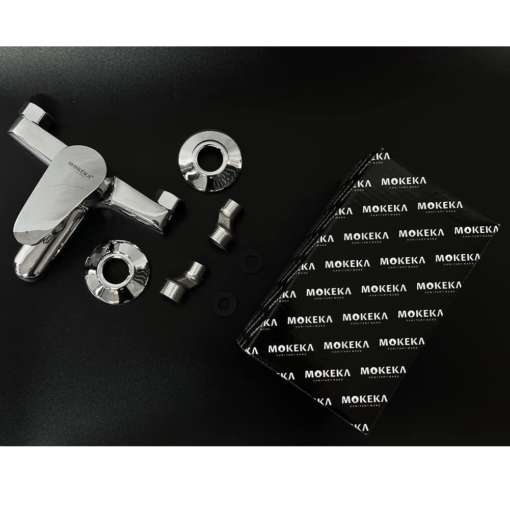 MOKEKA bathtub mixer tap bathtub faucet wall shower tap (single)