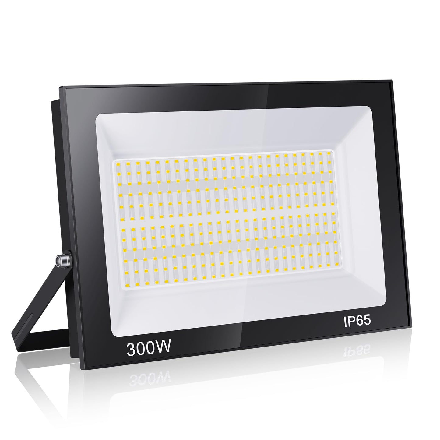 loyal 300W LED floodlight outdoor, 30000LM super bright LED spotlight, 6000K cool white industrial floodlight, IP66 waterproof outdoor lamp, LED outdoor floodlight for garden, sports field, garage