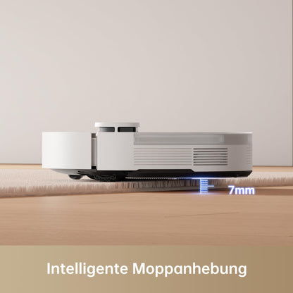Mova S10 robotic vacuum cleaner, 7,000Pa suction power, 3DAdapt obstacle avoidance, 7mm mopping height.