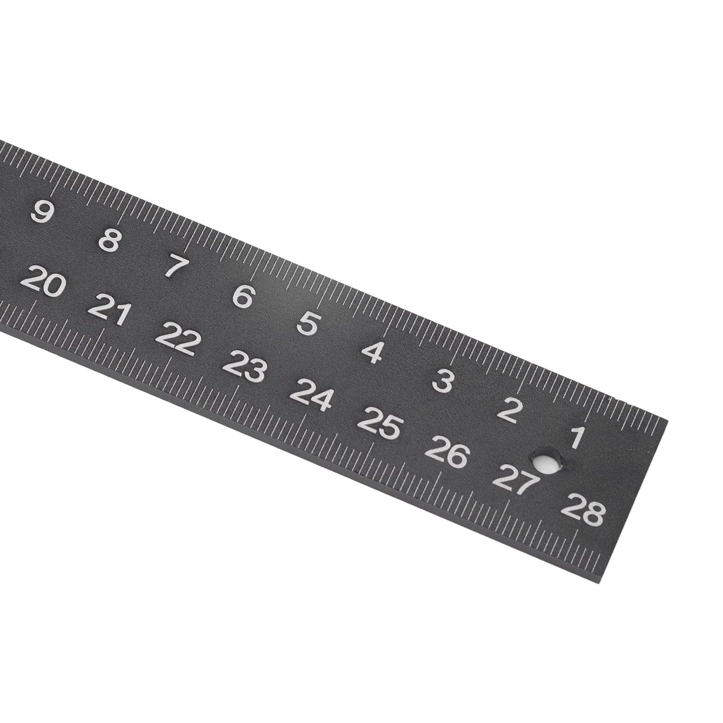 Precise T-shaped ruler, multifunctional aluminum alloy ruler, black measuring ruler for woodworking, construction rulers.