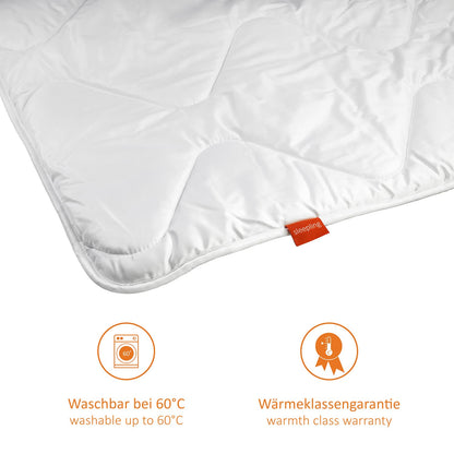 sleepling Ultra light summer blanket 140x200 cm, light summer duvet, thin summer duvet made of 100% microfiber, Ökotex 100, washable at 60 degrees