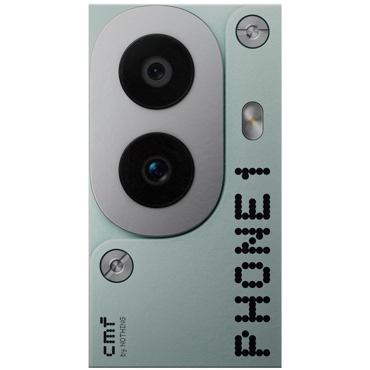 CMF Phone 1 8+128GB - contract-free phone with 50 MP Sony camera on the back with Ultra XDR, 6.67-inch Super AMOLED display, and Nothing OS 2.6 - Light Green.