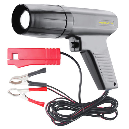Automotive Timing Light 12V, Inductive ignition timing light gun for 2&4-stroke gasoline engine for old classic car motorcycle