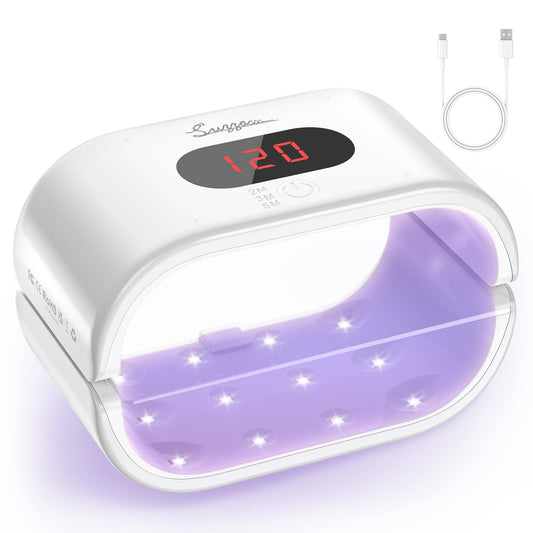 UV light for resin, Double-sided UV lamp for resin Large UV resin lamp with LED display (longer time in 2m, 3m, 5m) Fast-curing UV lamp resin for resin, molds, jewelry making