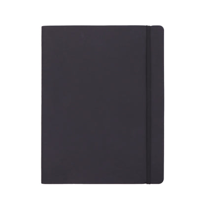 Amazon Basics Unlined Notebook, Softcover, XL Size, 25 x 20 cm, Black
