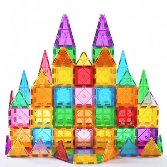 NAETANY Magnetic Building Blocks, Magnetic Toys for Kids, Magnet Construction Set for Boys and Girls, Montessori Learning Toys for Ages 3-8, Educational Gifts.