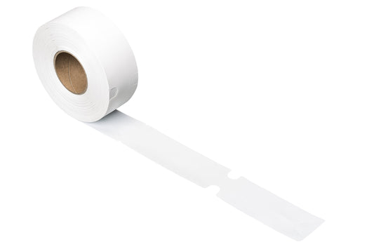 500 pieces of Loop Labels 69 x 381 mm, white